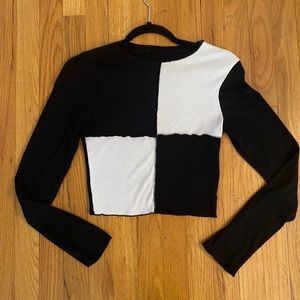 Hazel Boutique black and white top